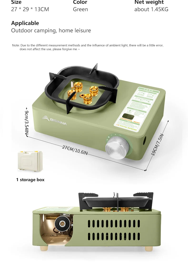Camping Gas Stove 5800W - High Firepower Outdoor Portable
