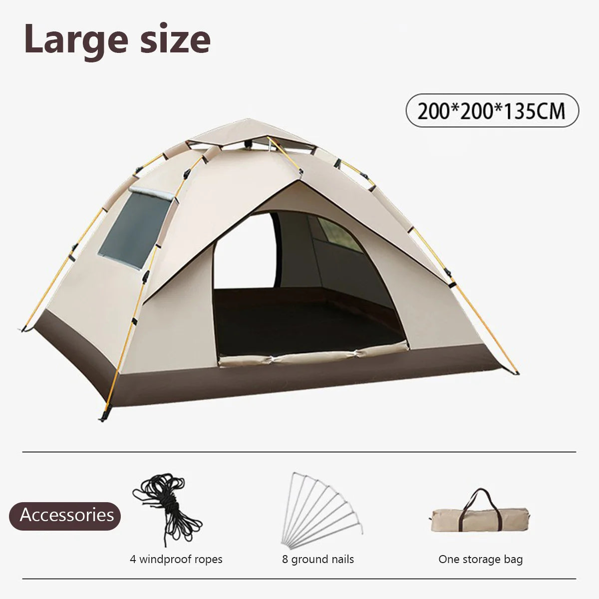 Knoxville Tent - Outdoor Folding Camping Tent Portable Waterproof