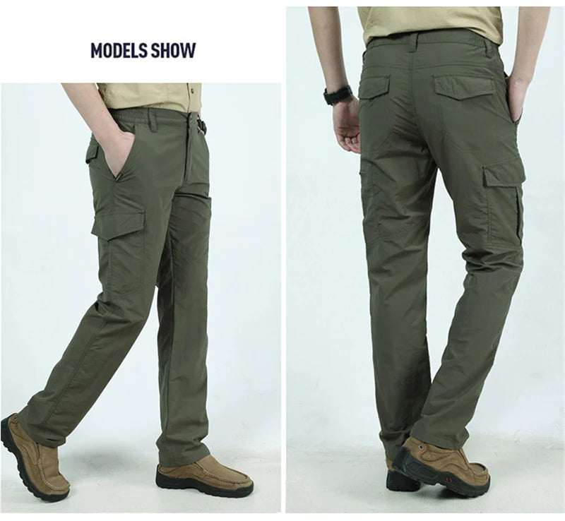 Military Tactical Pants Cargo Men Waterproof