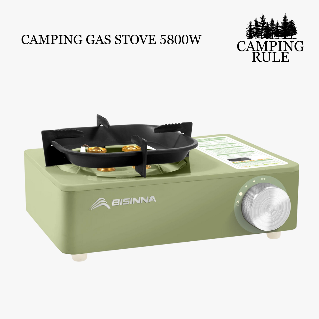 Camping Gas Stove 5800W - High Firepower Outdoor Portable