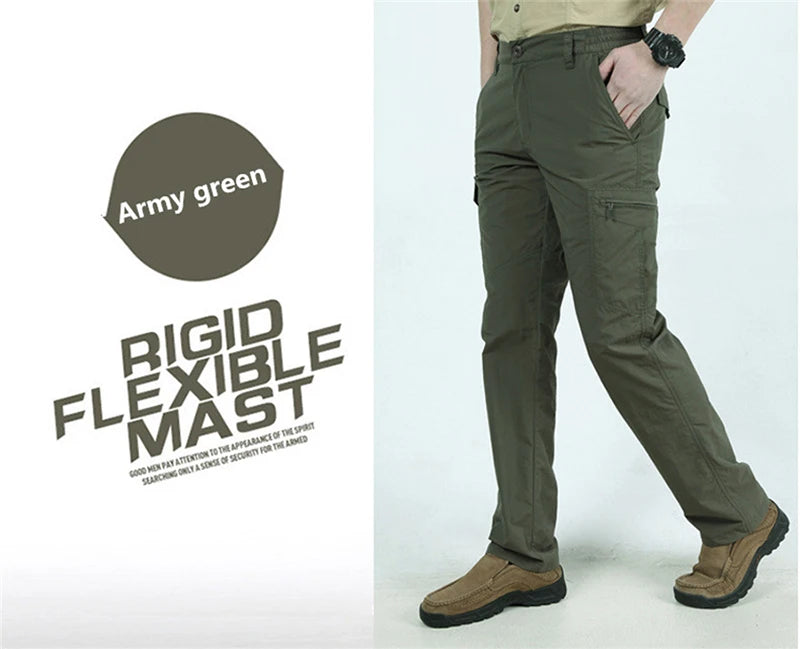 Military Tactical Pants Cargo Men Waterproof