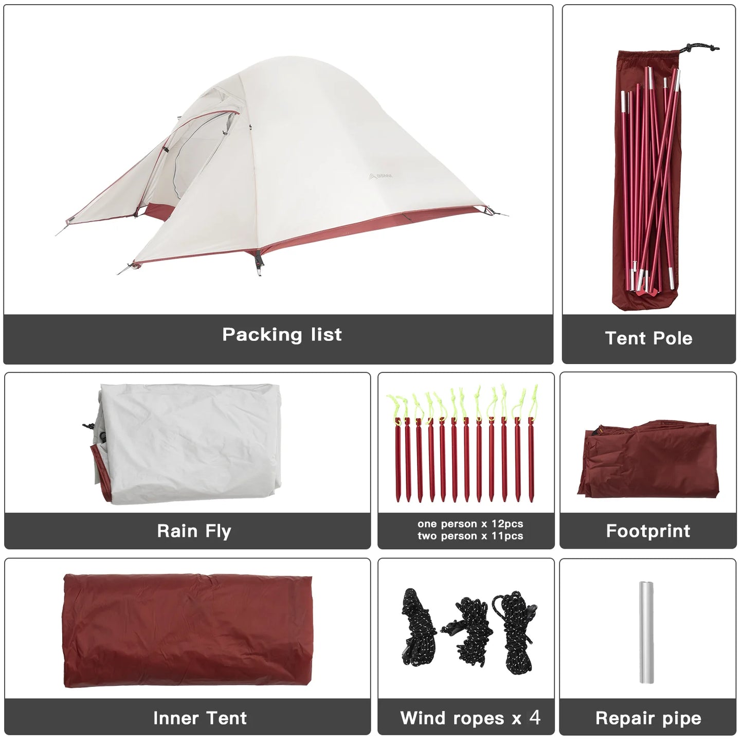 BISINNA Ultralight Camping Tent