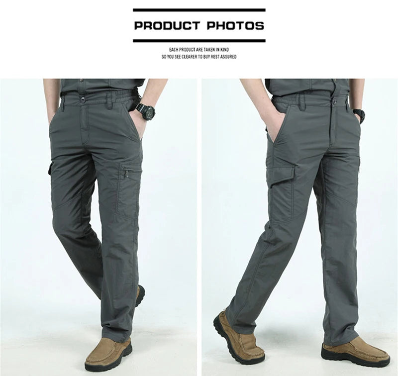 Military Tactical Pants Cargo Men Waterproof