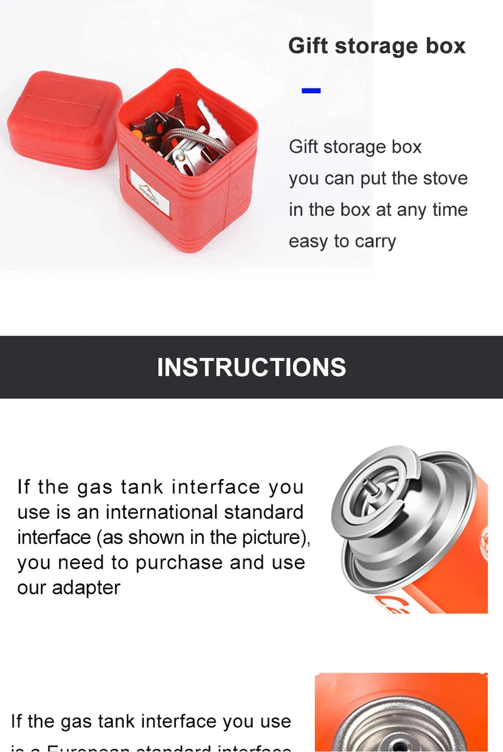 Camping Gas Stove 3500W