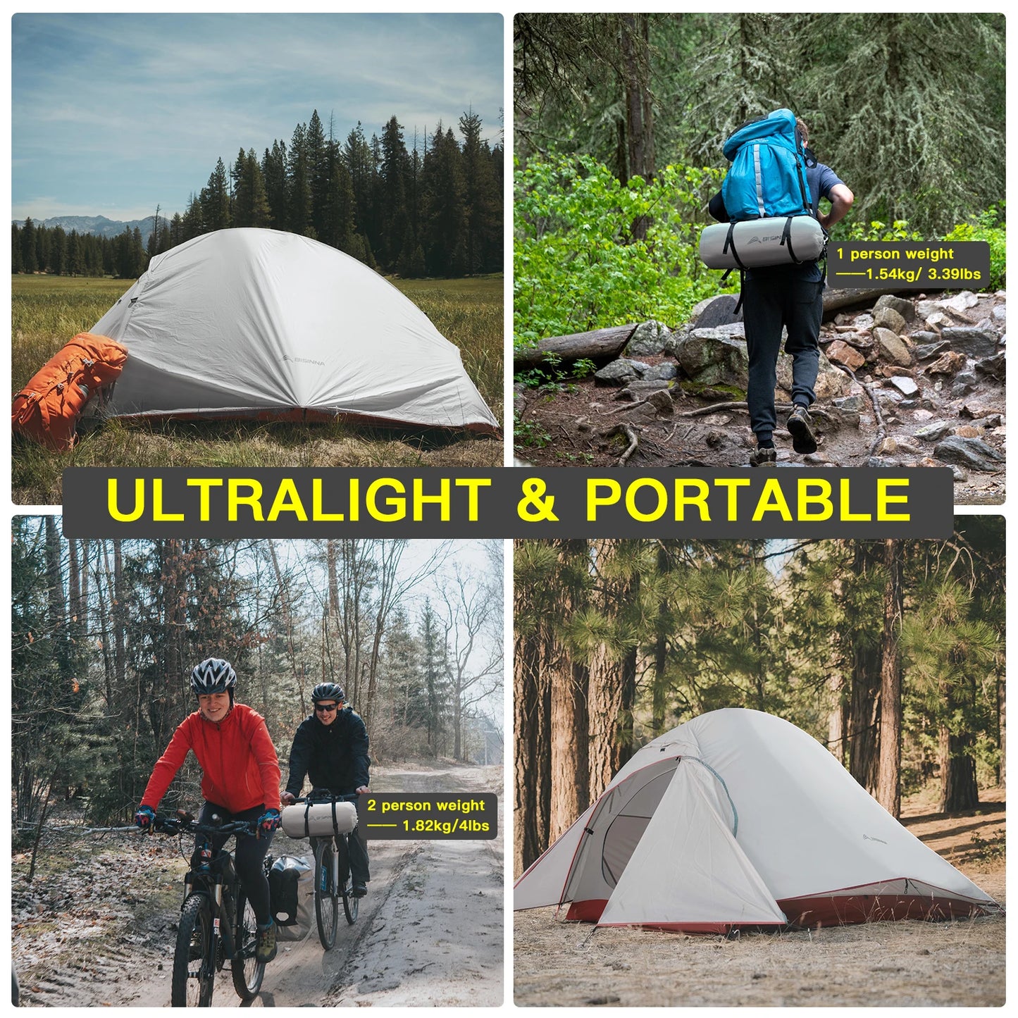 BISINNA Ultralight Camping Tent